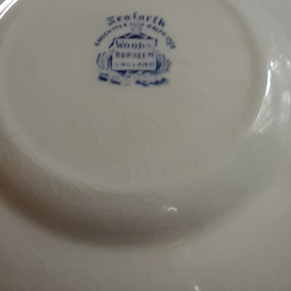 {2}Two Wood's Burslem England Seaforth Ralph Enoch 1784 1950 1933 6" Plate - Picture 10 of 16